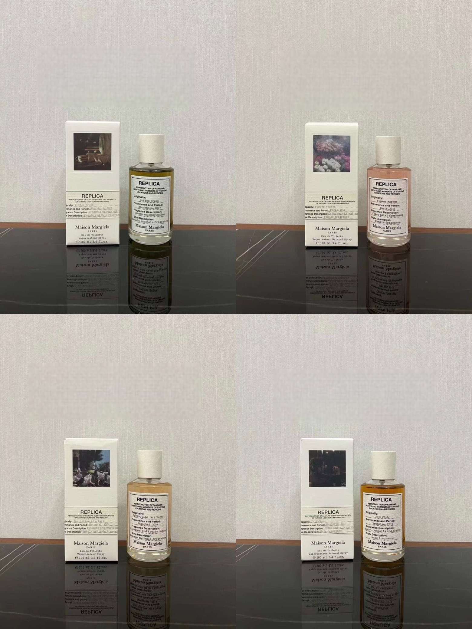 Maison Margiela Replica Coffee Break（100ml
Maison Margiela Replica Flower Market（100ml
Maison Margiela Replica Spring Park（100ml
Maison Margiela Replica Jazz Club（100ml