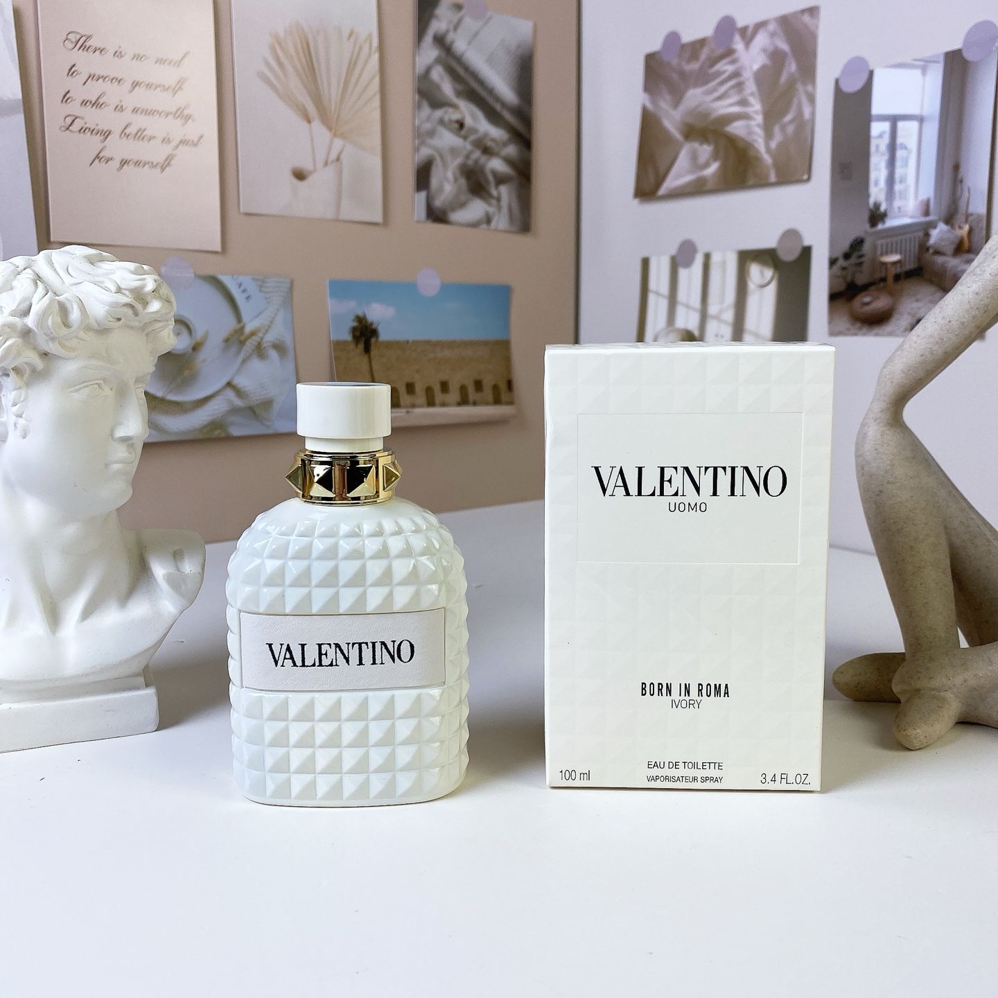 VALENTINO UOMO BORN IN ROMA IVORY